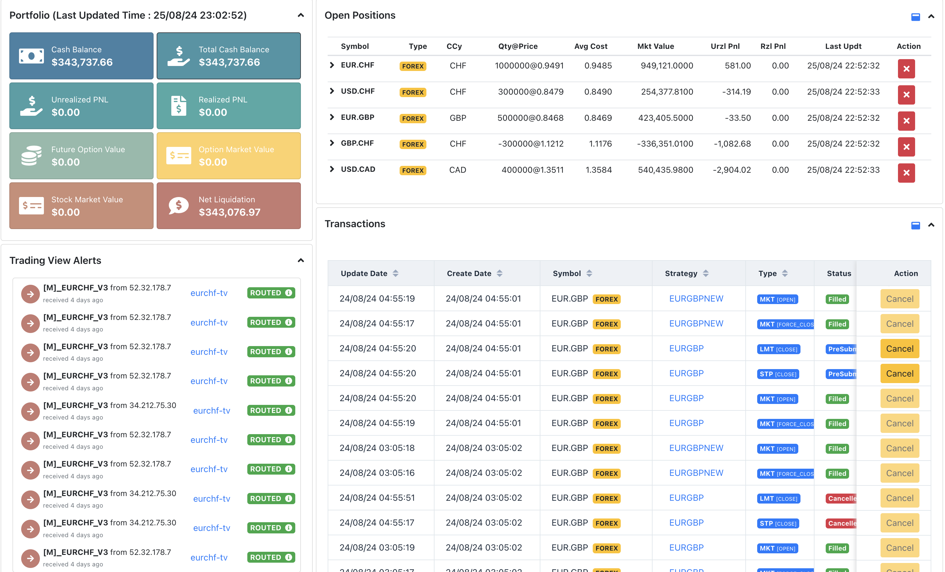 Xeropro Dashboard